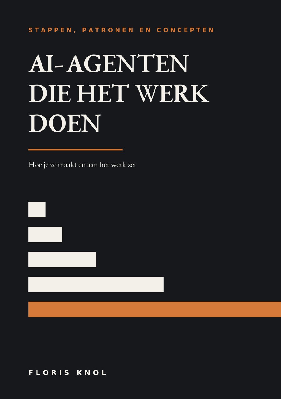 Omslag van AI-agenten die het werk doen