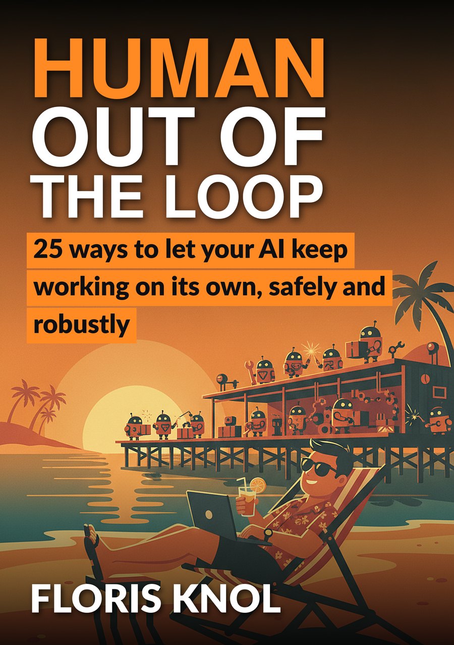 Omslag van de Engelse uitgave, Human out of the loop